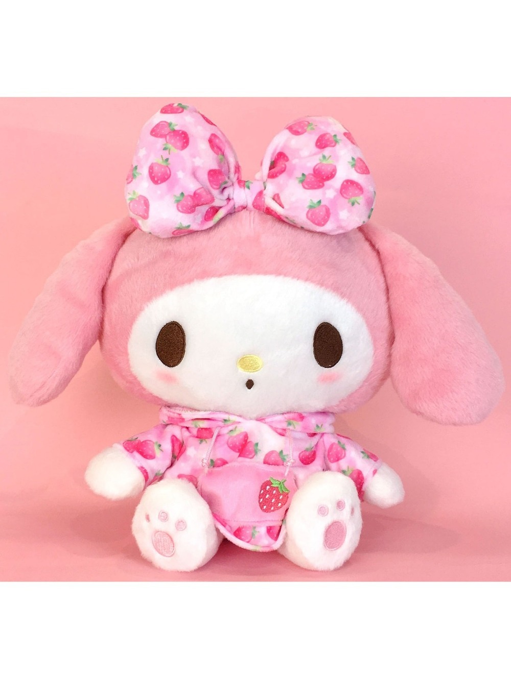 My Melody Fruit Hoodie Plush - 10"